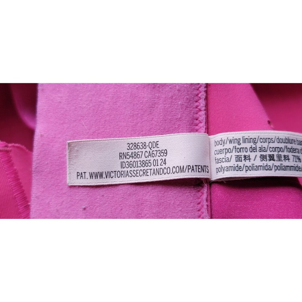 Victoria’s Secret Seamless Sports Bra – Pink – Size 34D / D75 - Picture 6 of 6